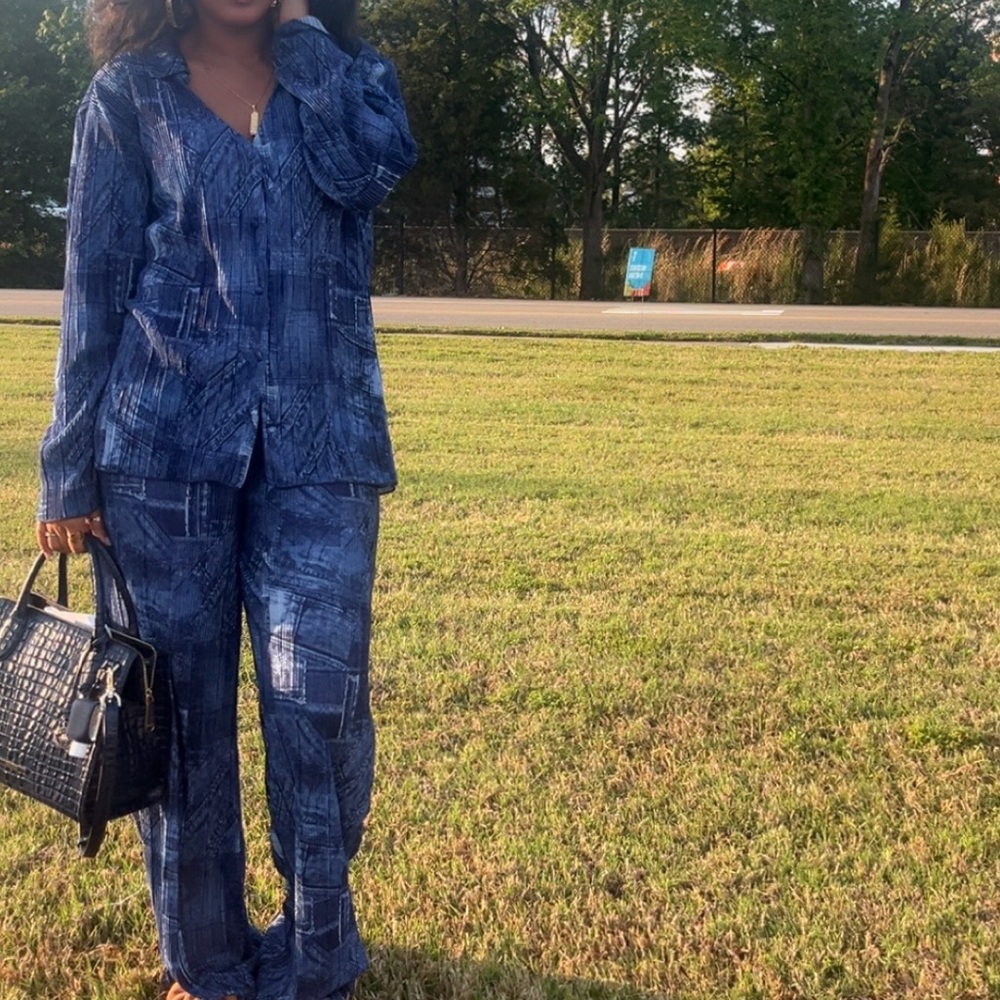 Blue Women's 2piece set